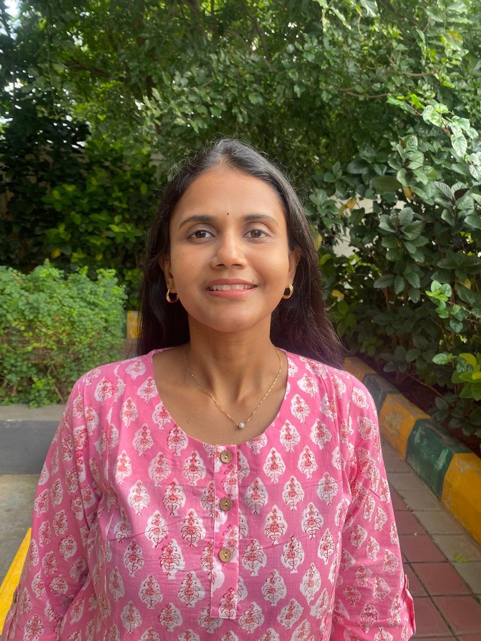 Pink floral Print Kurta set