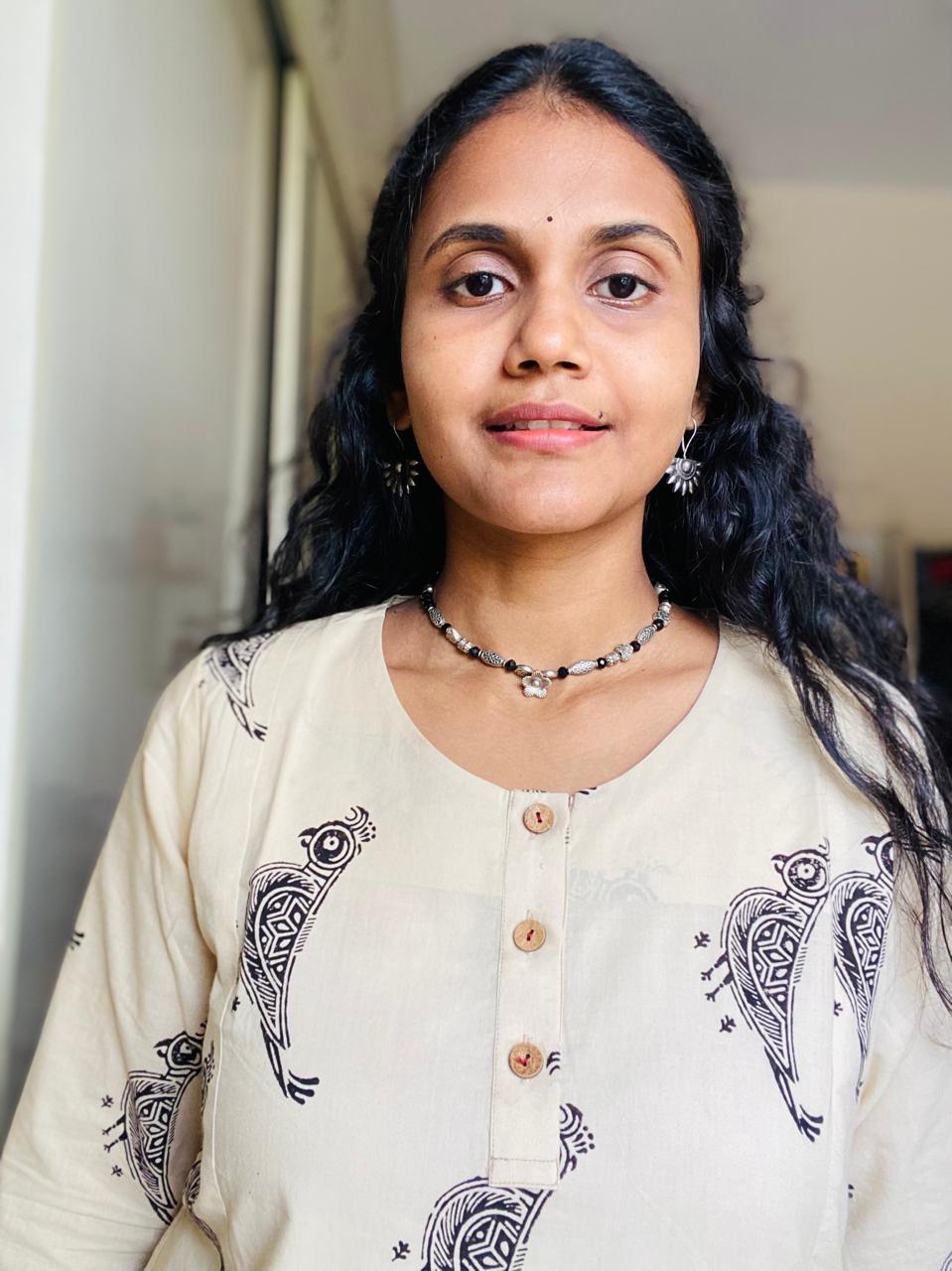 Parrot Bagru Kurta Set
